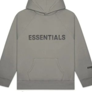 Essentials Hoodie Grey front